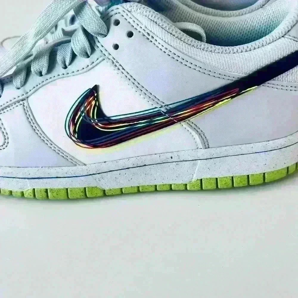 NEW! Nike Dunk Low “3D Swoosh” Sneakers.
